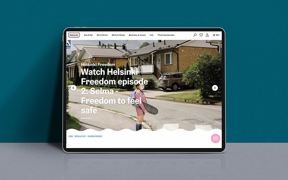 Helsinki Marketing's “Helsinki Freedom” campaign